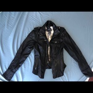 Danier Black Leather Jacket